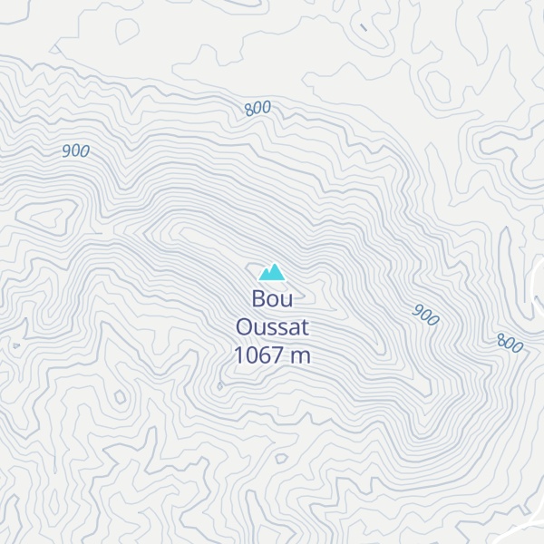 Map of Bou Oussat