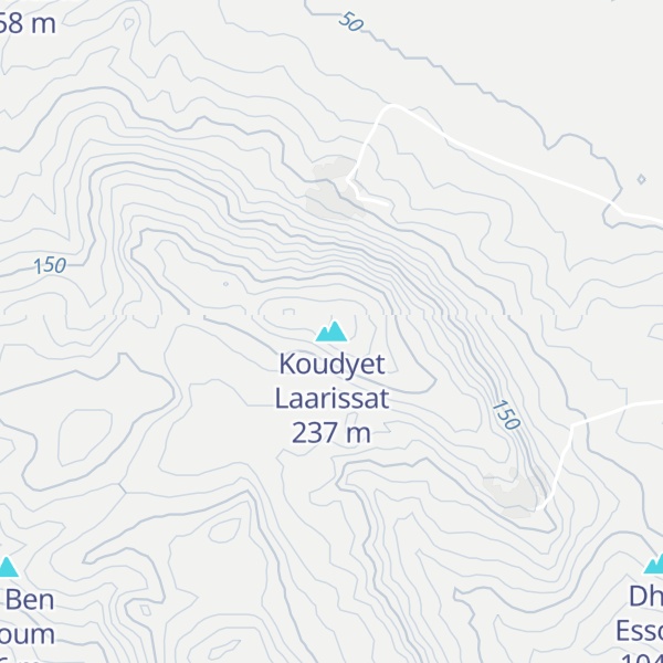 Map of Koudyet Laarissat