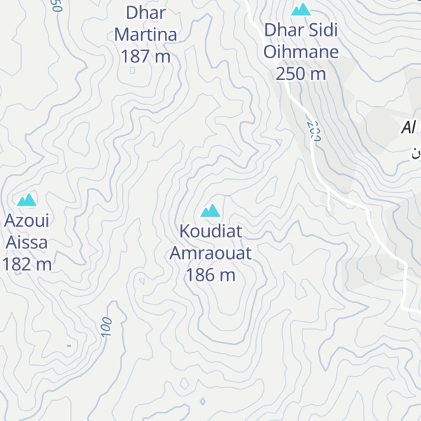 Map of Koudiat Amraouat