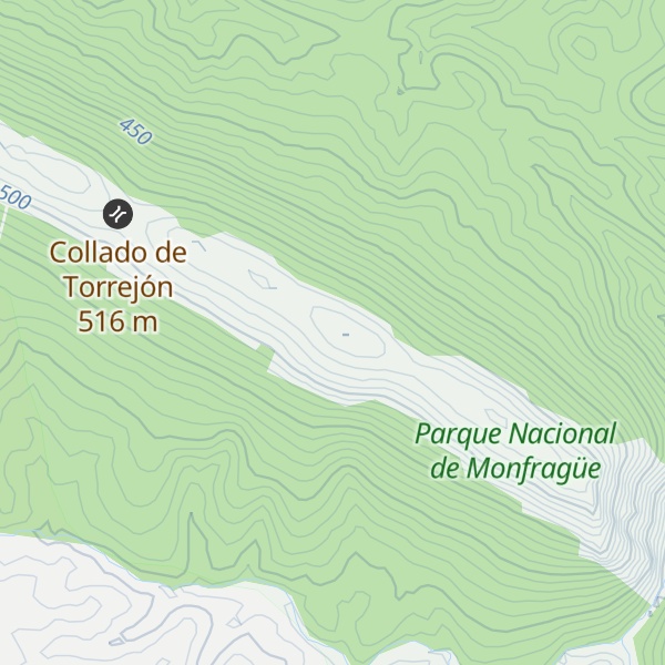 Map of Pico Sierra del Espejo (sureste)