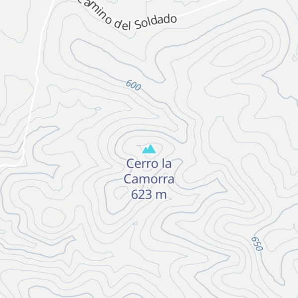 Map of Cerro la Camorra
