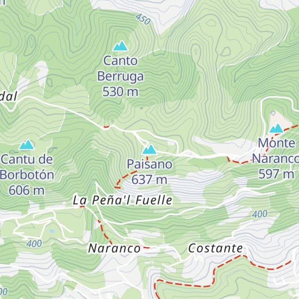 Map of Paisano