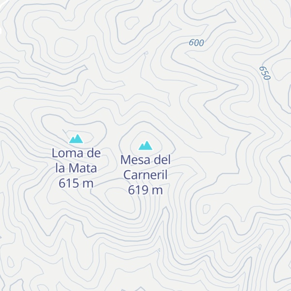 Map of Mesa del Carneril
