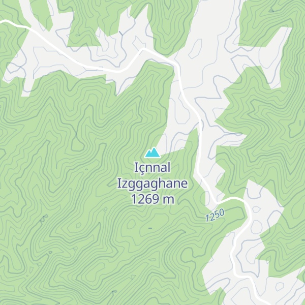 Map of Içnnal Izggaghane