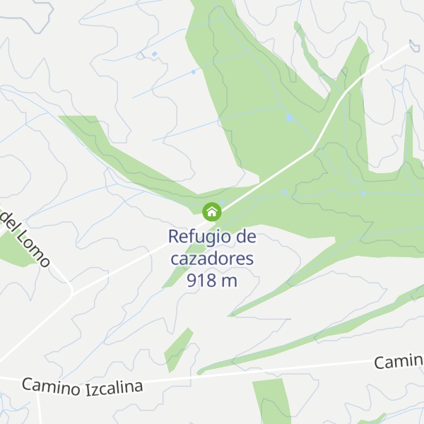 Map of Refugio de cazadores