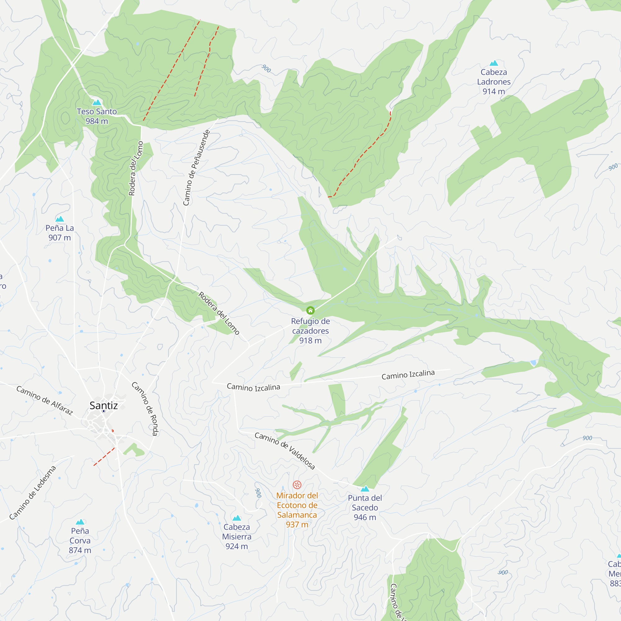 Refugio de cazadores map