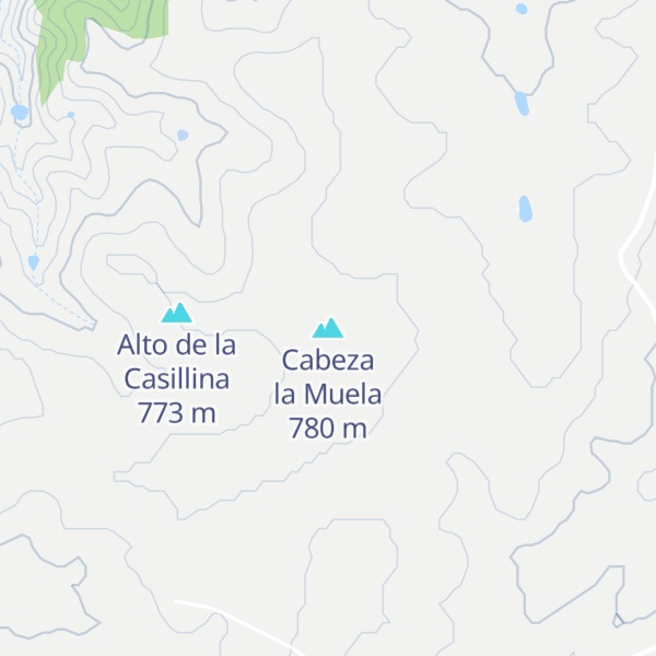 Map of Cabeza la Muela