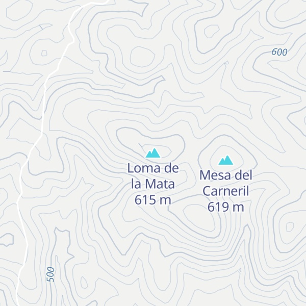 Map of Loma de la Mata