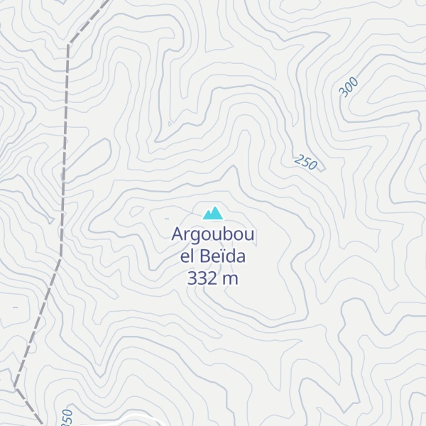 Map of Argoubou el Beïda