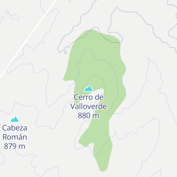 Map of Cerro de Valloverde