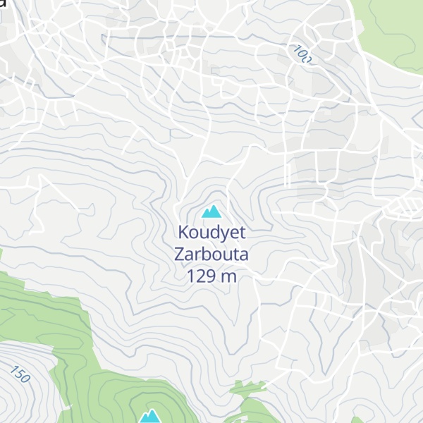 Map of Koudyet Zarbouta