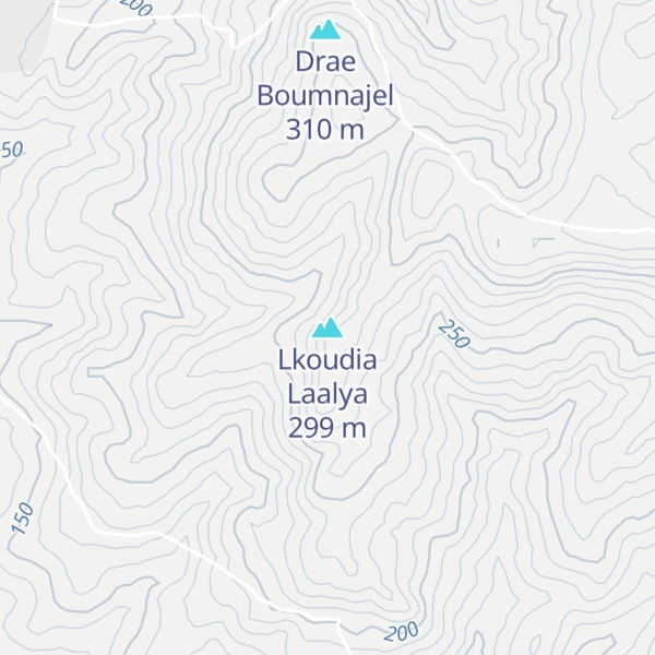 Map of Lkoudia Laalya
