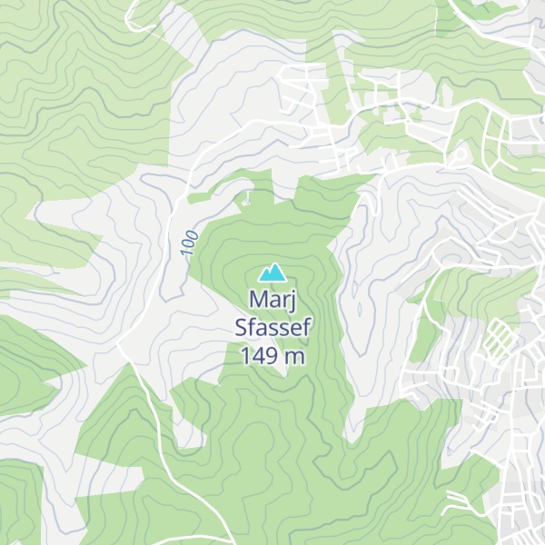 Map of Marj Sfassef