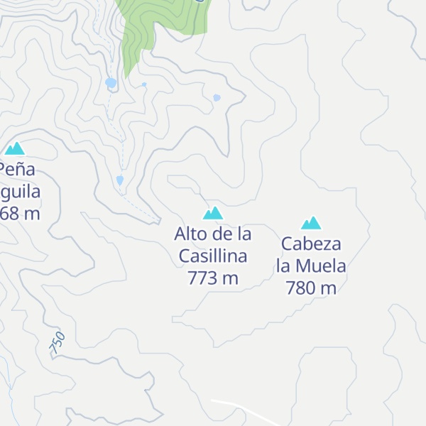 Map of Alto de la Casillina