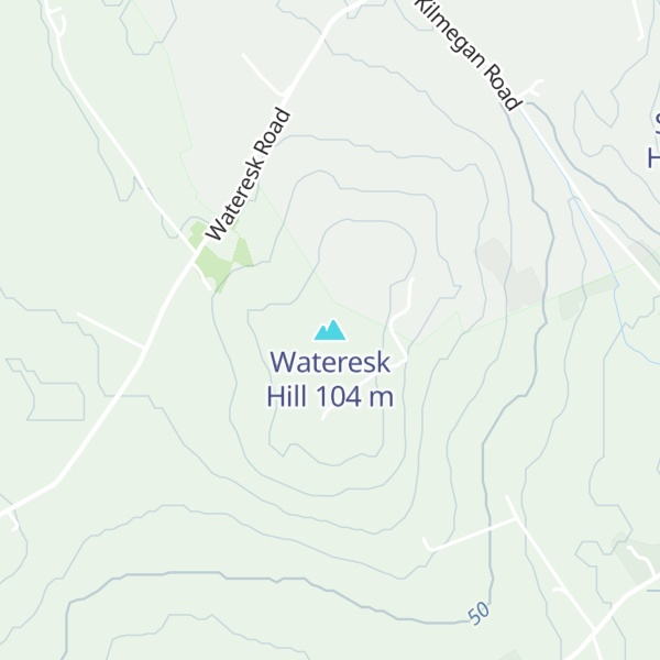 Map of Wateresk Hill