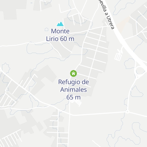 Map of Refugio de Animales