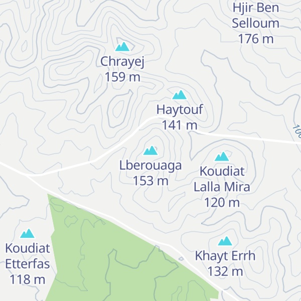Map of Lberouaga