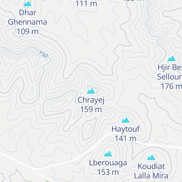 Map of Chrayej