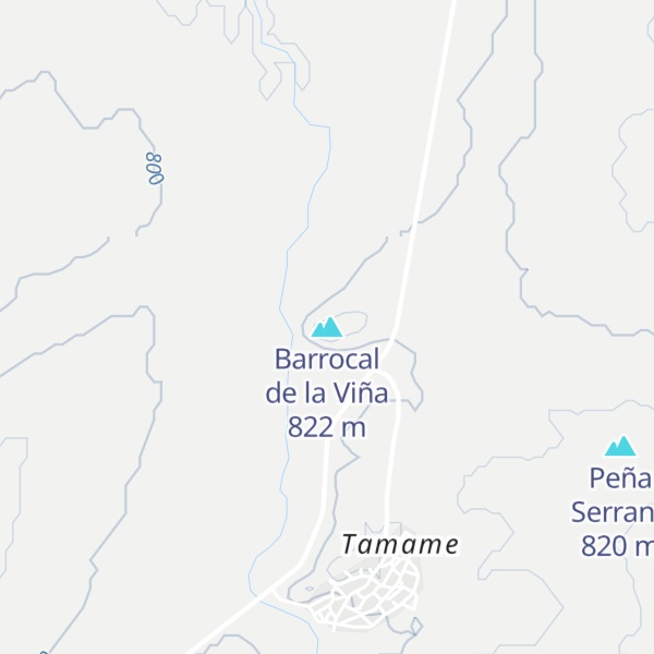 Map of Barrocal de la Viña