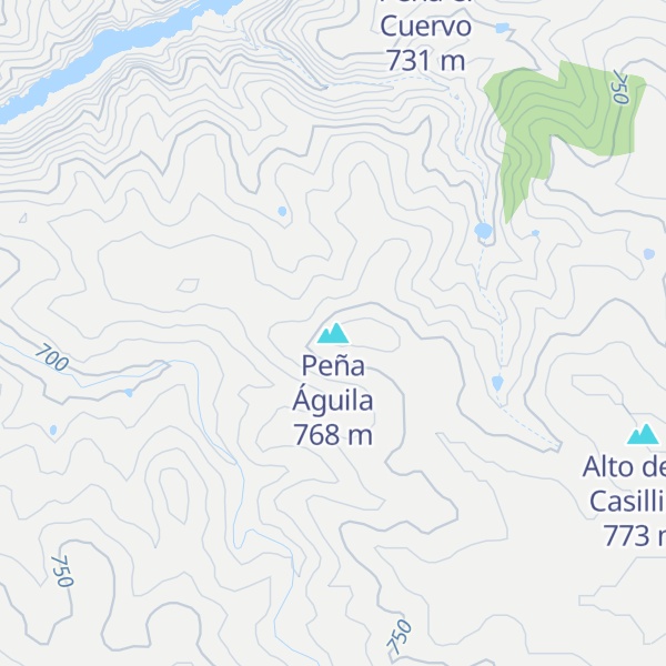 Map of Peña Águila