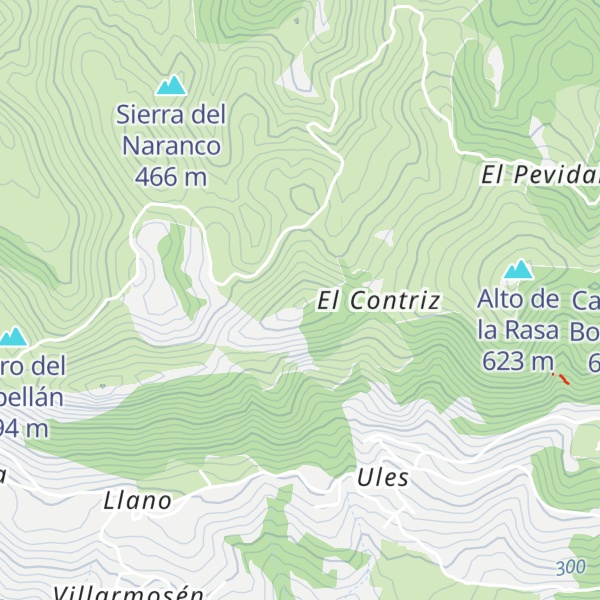 Map of Canto Caleyinas