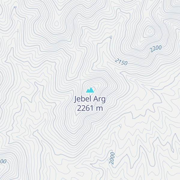 Map of Jebel Arg