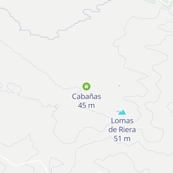 Map of Cabañas
