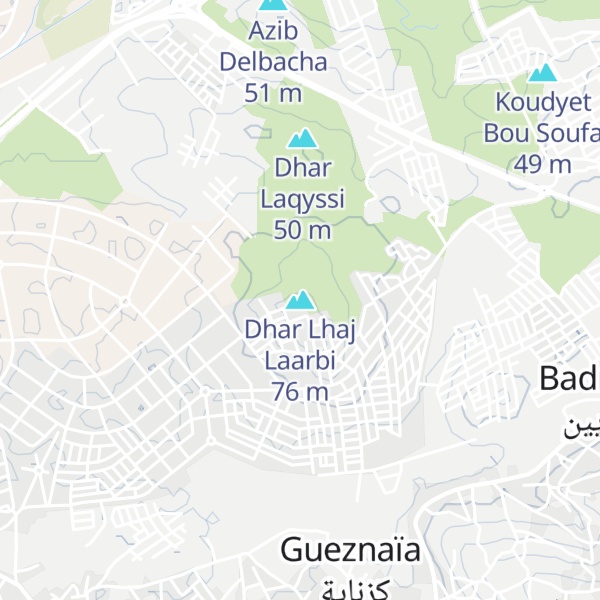 Map of Dhar Lhaj Laarbi