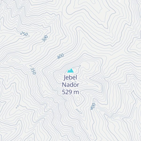 Map of Jebel Nador