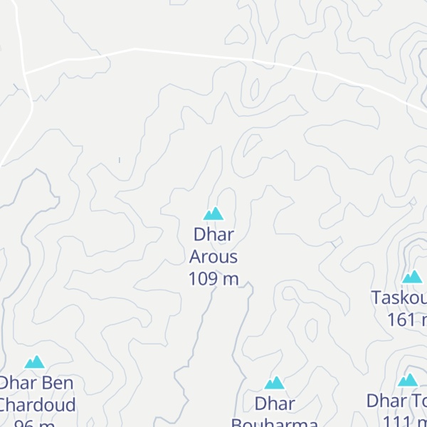 Map of Dhar Arous