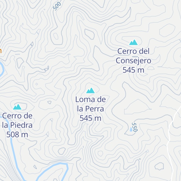 Map of Loma de la Perra