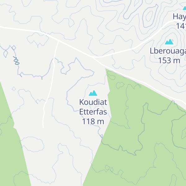 Map of Koudiat Etterfas