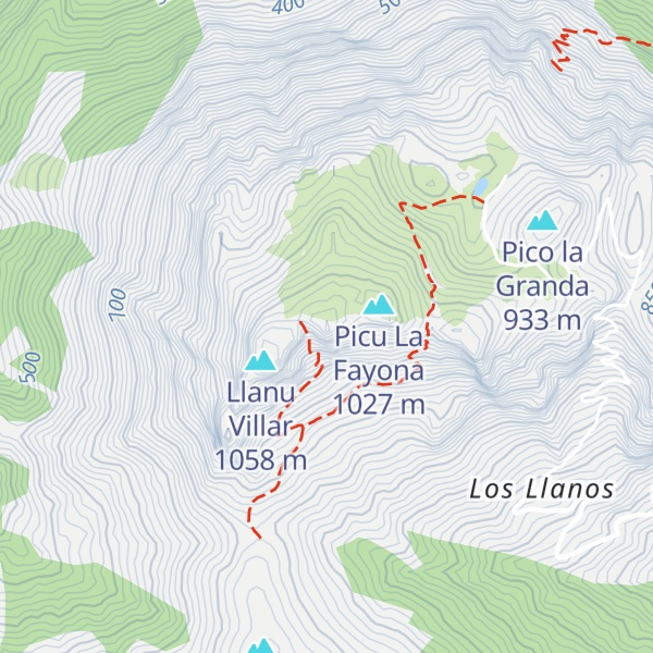 Map of Pico Cuitu Romiru