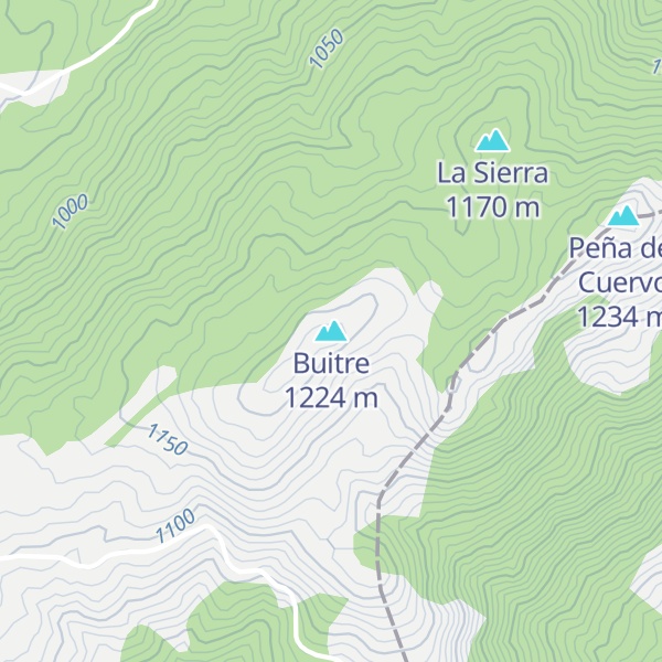 Map of Buitre