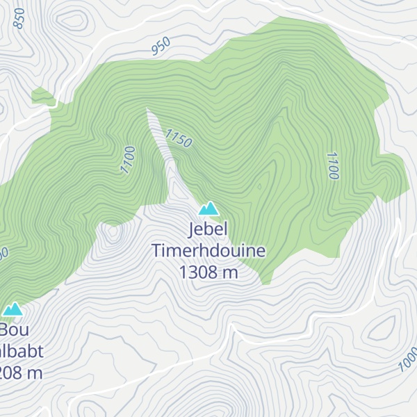 Map of Jebel Timerhdouine