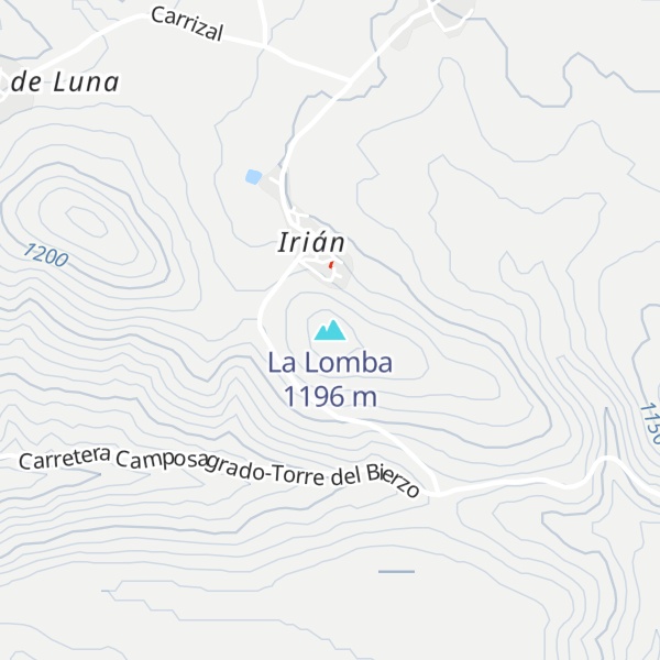 Map of La Lomba