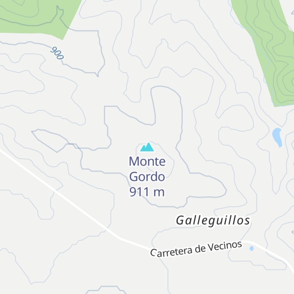 Map of Monte Gordo