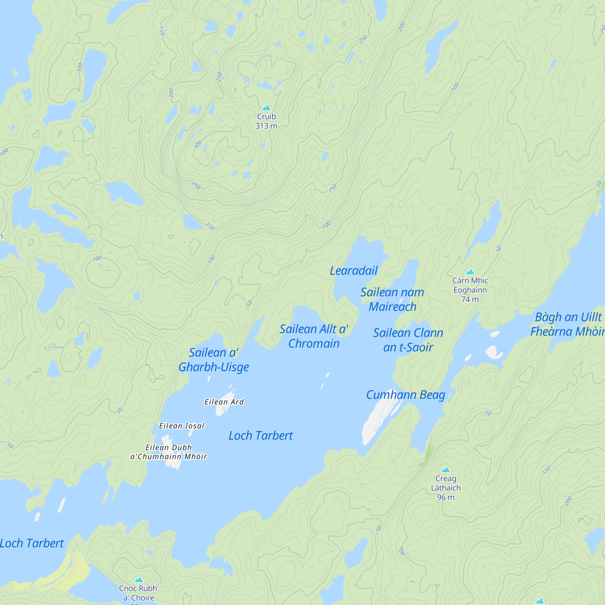 Cruib map