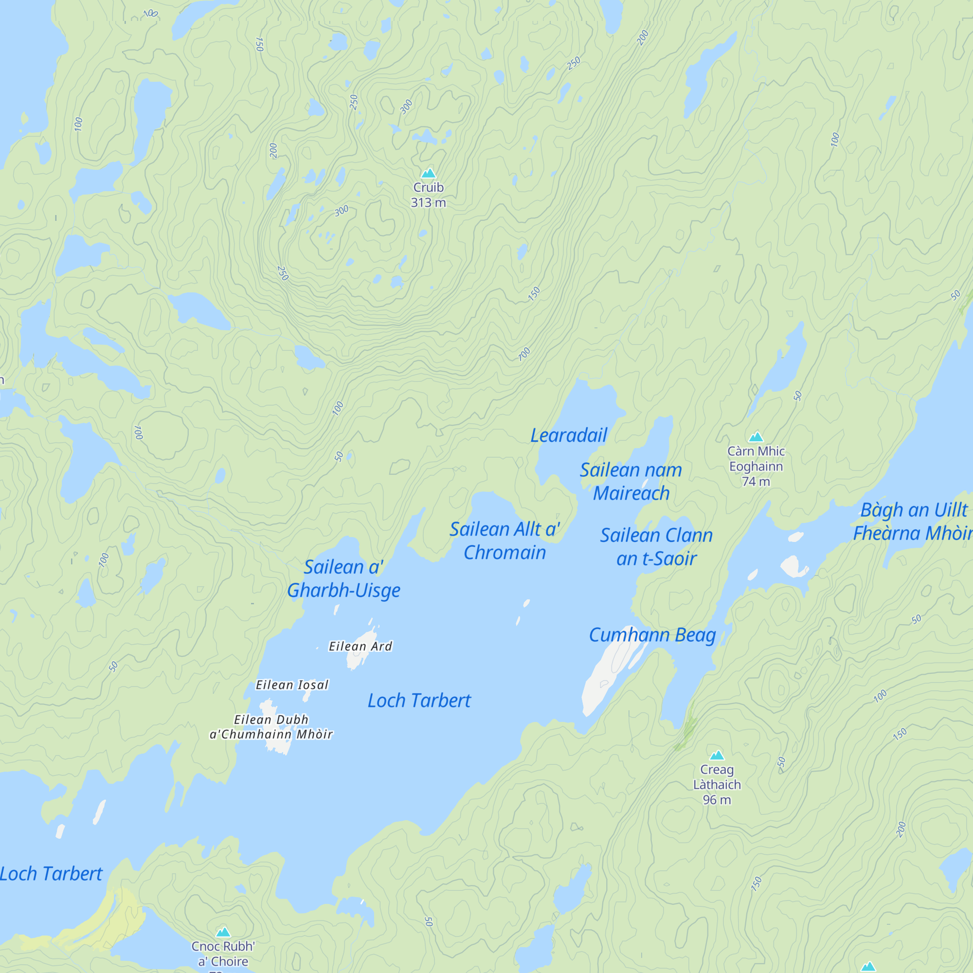 Cruib map