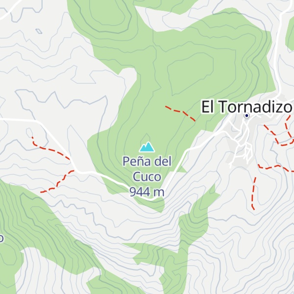 Map of Peña del Cuco