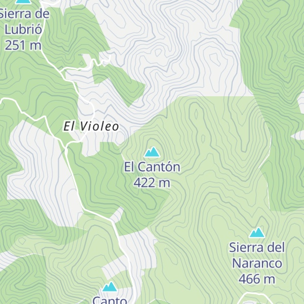 Map of El Cantón