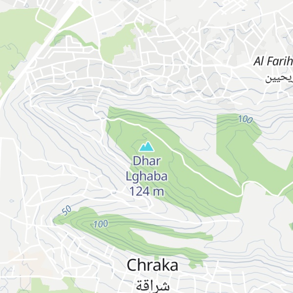 Map of Dhar Lghaba