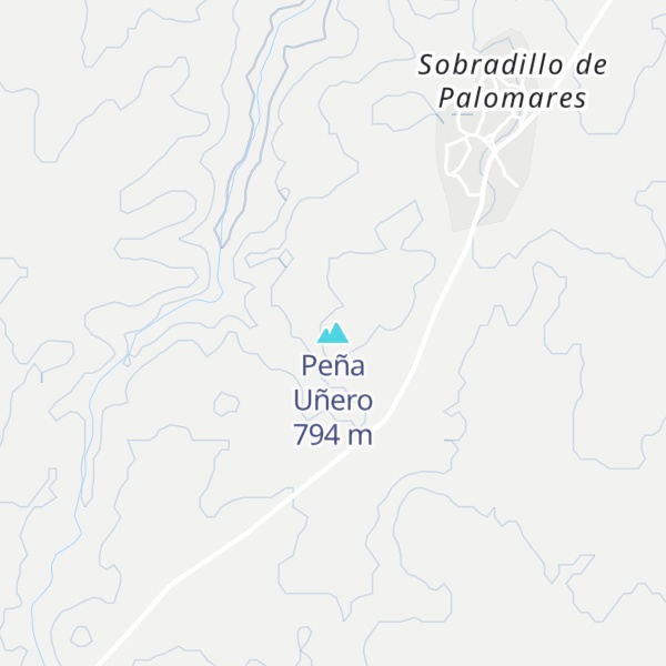 Map of Peña Uñero