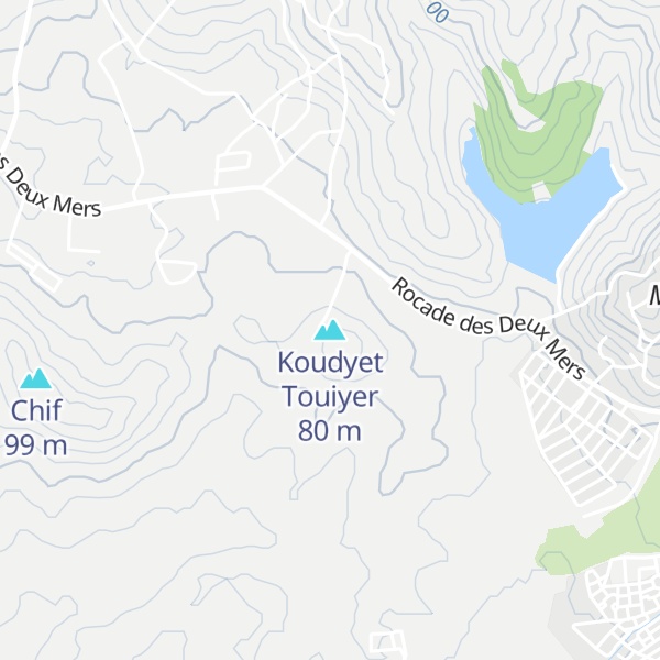 Map of Koudyet Touiyer