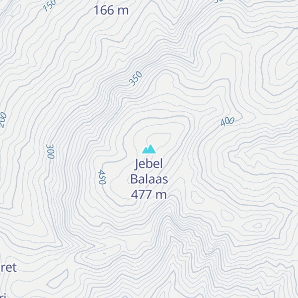 Map of Jebel Balaas