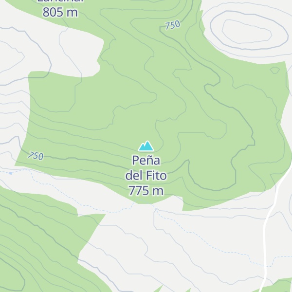 Map of Peña del Fito
