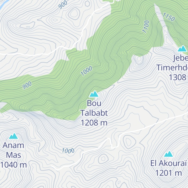 Map of Bou Talbabt