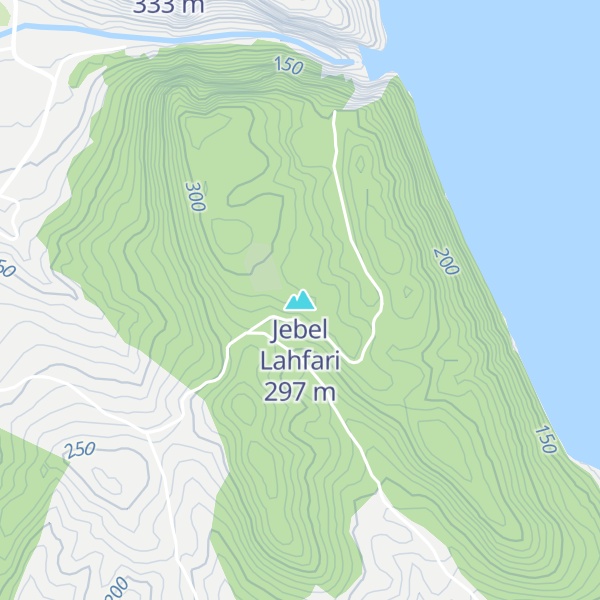 Map of Jebel Lahfari