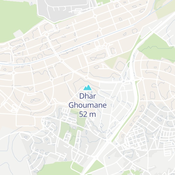 Map of Dhar Ghoumane