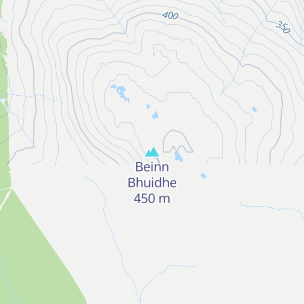 Map of Beinn Bhuidhe